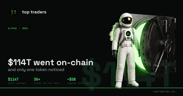 $114T on-chain &mdash; only one token noticed